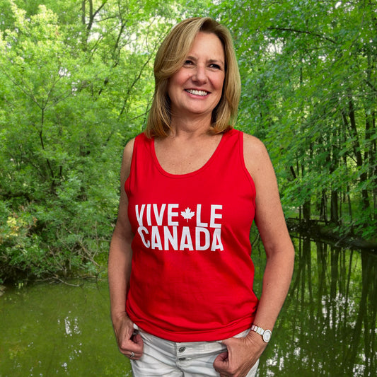 VIVE LE CANADA Uni-sex Tank Top