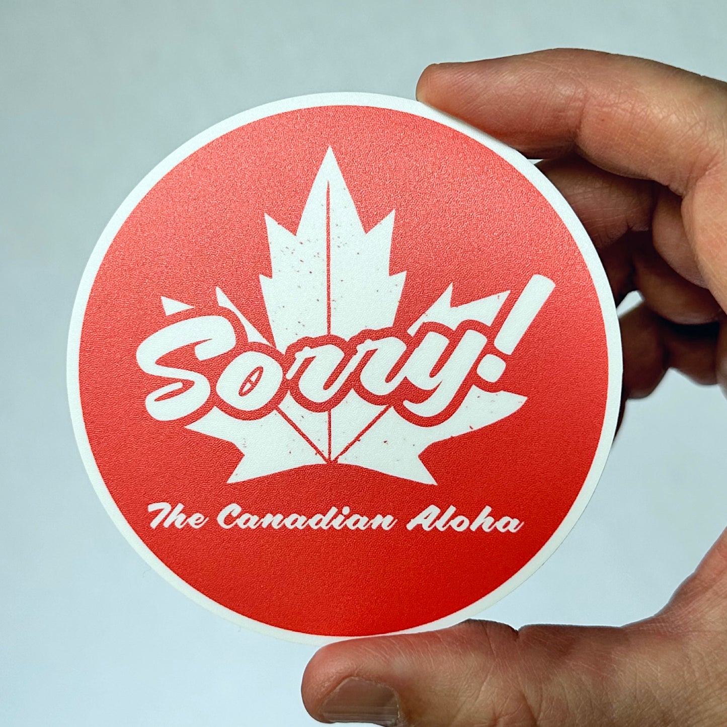 THE CANADIAN ALOHA - OFFICIAL PLC STICKER