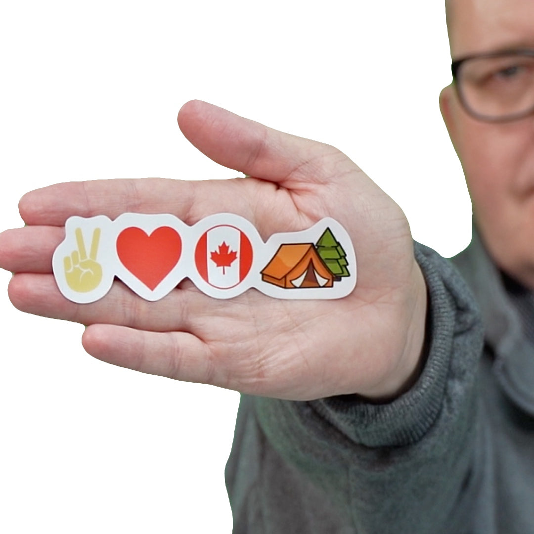 CAMPING - OFFICIAL PLC STICKER