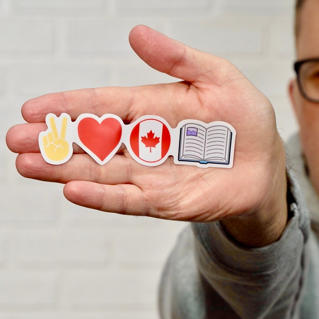 BOOK LOVER - OFFICIAL PLC STICKER