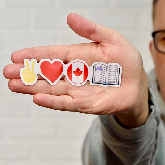 BOOK LOVER - OFFICIAL PLC STICKER