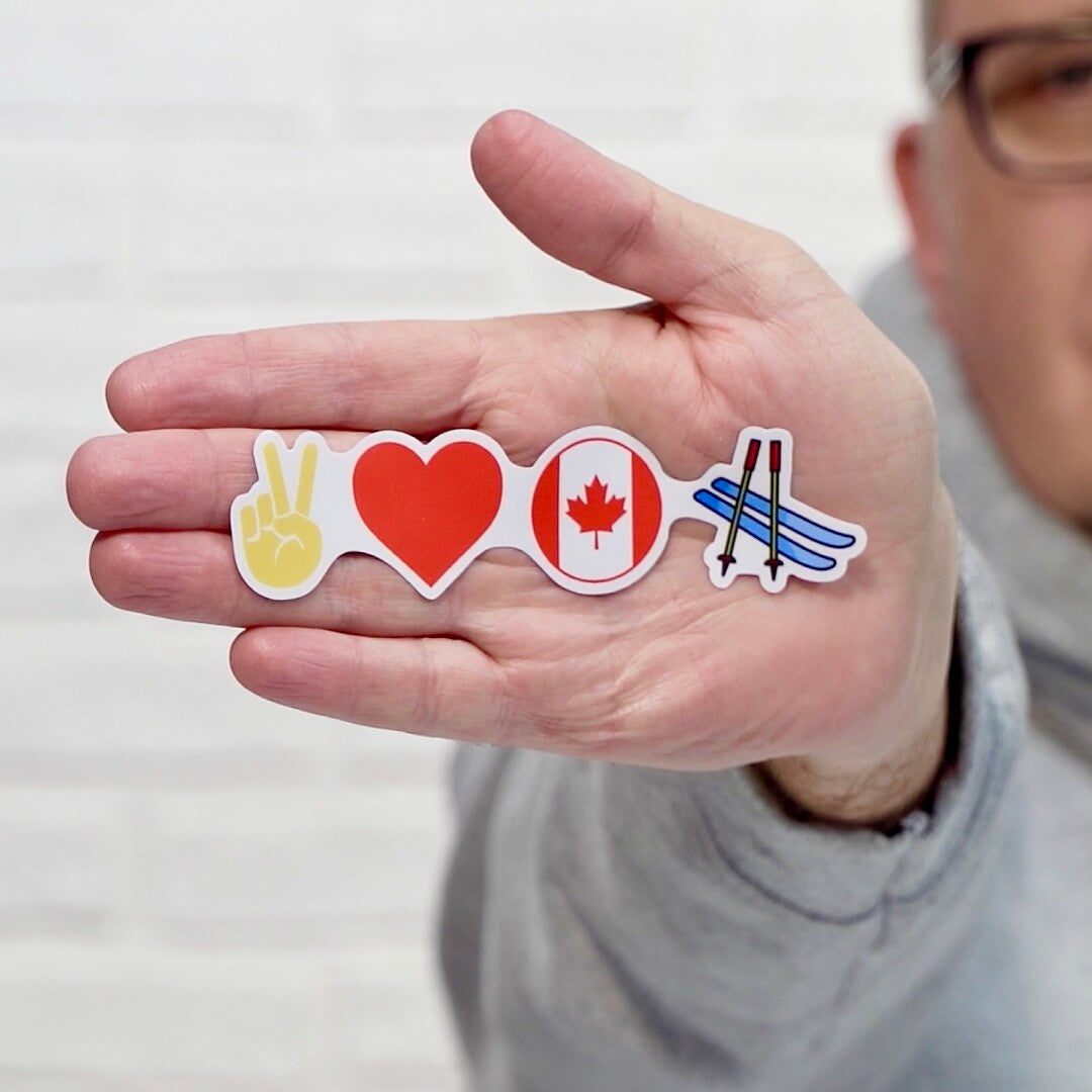 SKIING - OFFICIAL PLC STICKER