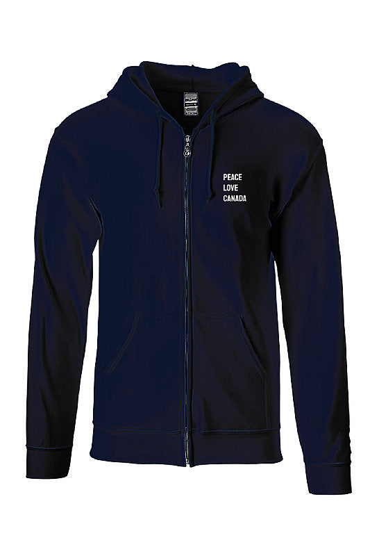 CLASSIC PLC FULL-ZIP HOODIE – PeaceLoveCanada CLASSIC PLC FULL-ZIP HOODIE – PeaceLoveCanada
