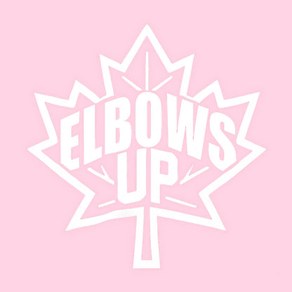 Elbows Up Hooded Sweatshirt