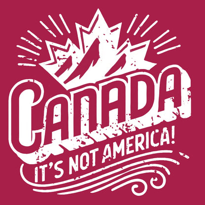 Canada… It’s Not America! Hooded Sweatshirt