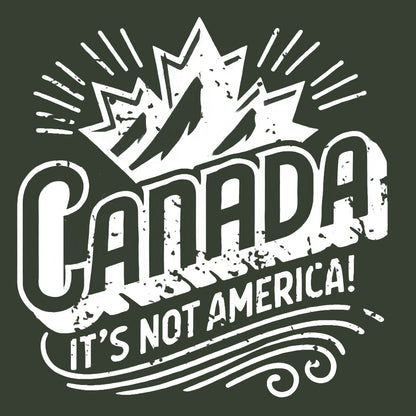 Canada… It’s Not America! Hooded Sweatshirt