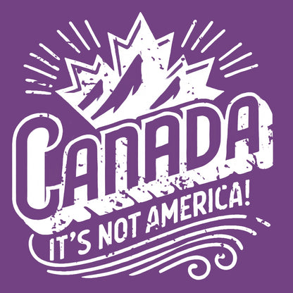Canada… It’s Not America! Hooded Sweatshirt