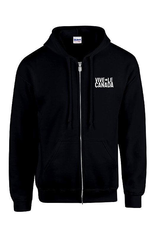 VIVE LE CANADA Full Zip Hoodie – PeaceLoveCanada VIVE LE CANADA Full Zip Hoodie – PeaceLoveCanada