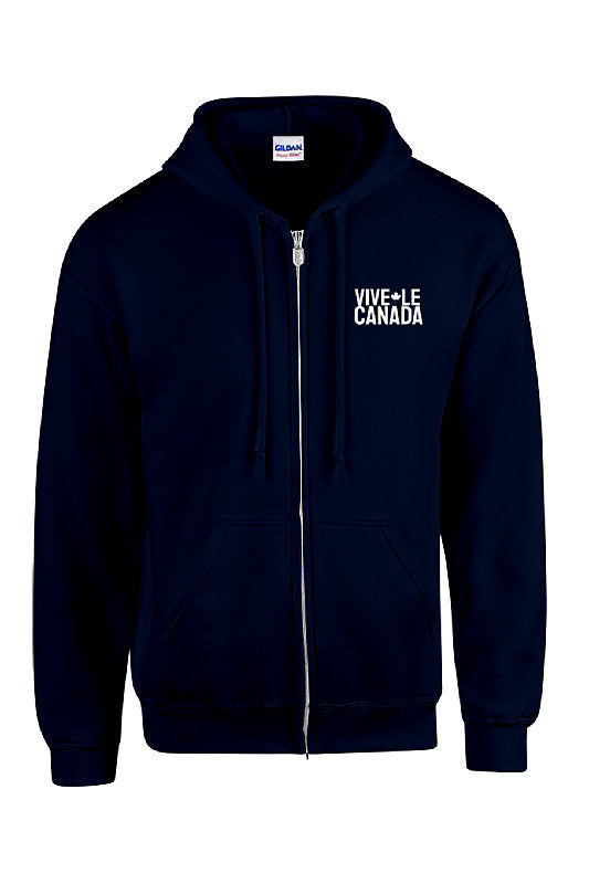 VIVE LE CANADA Full Zip Hoodie – PeaceLoveCanada VIVE LE CANADA Full Zip Hoodie – PeaceLoveCanada