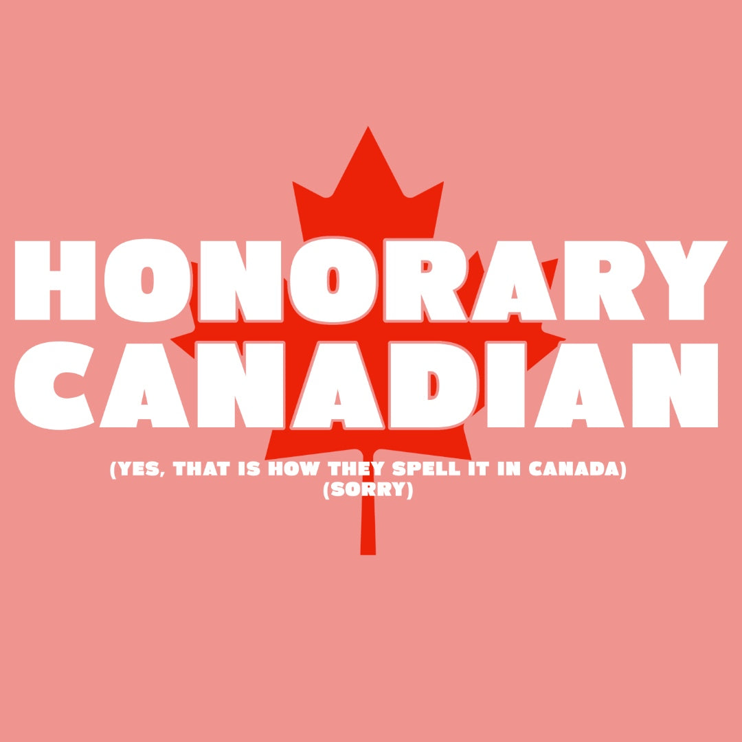 Bold Honorary Canadian Women's T-Shirt